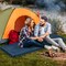 Flannel Memory Foam Camping Mattress, Waterproof and Portable